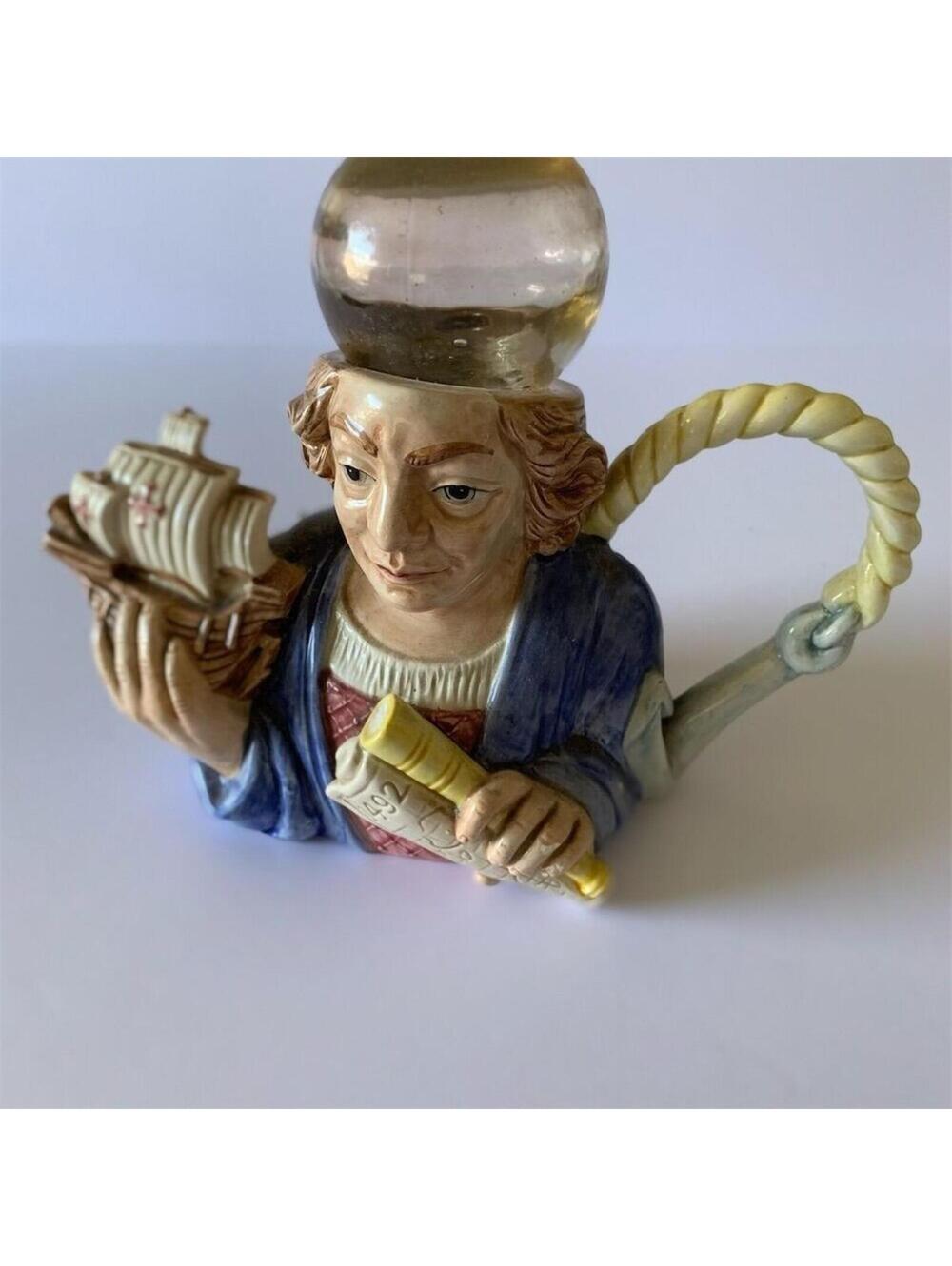 Fitz and Floyd Christopher Columbus Teapot Limited Edition Collectible